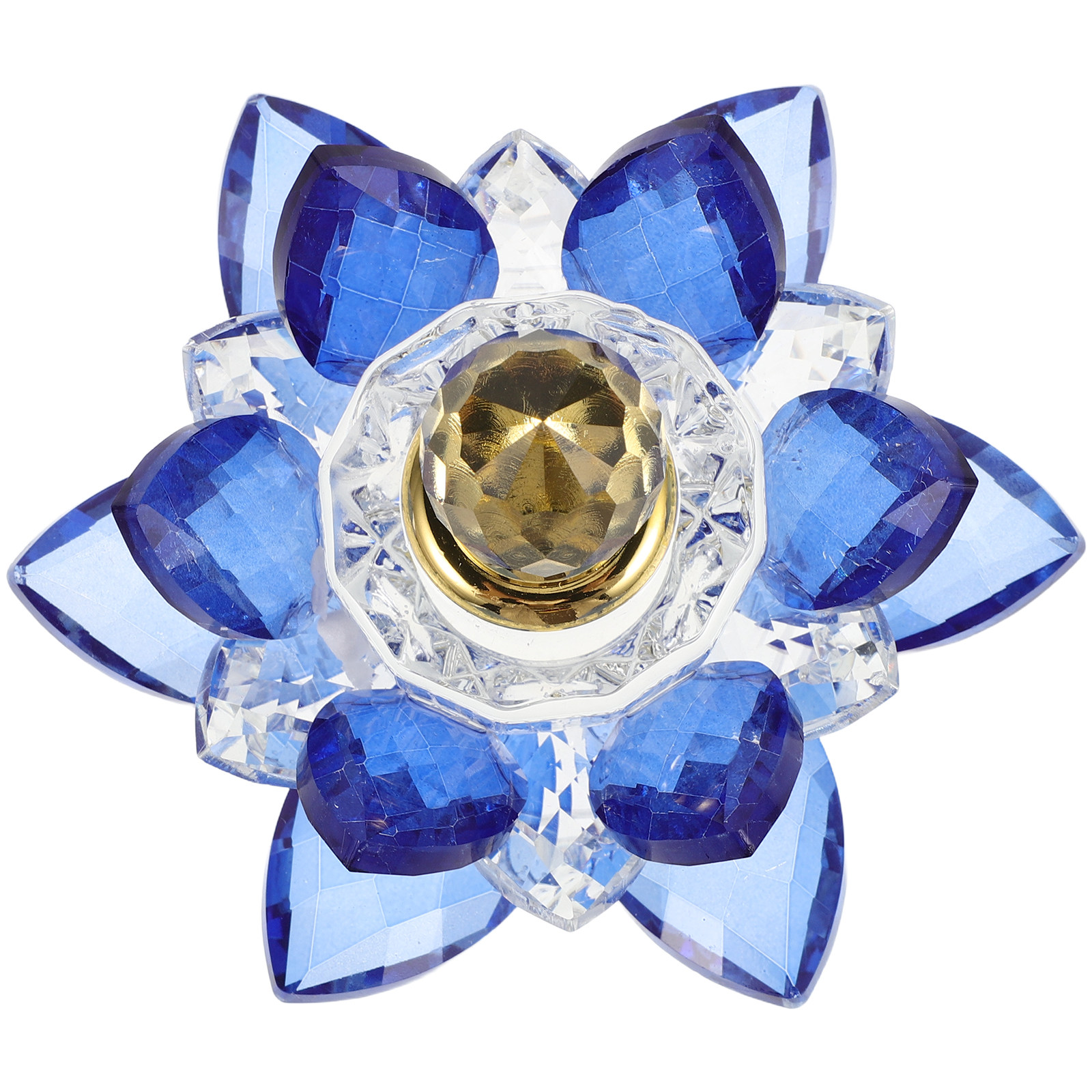Perfume Fragrance Blue - زجاجة عطر كريستالية على شكل زهرة