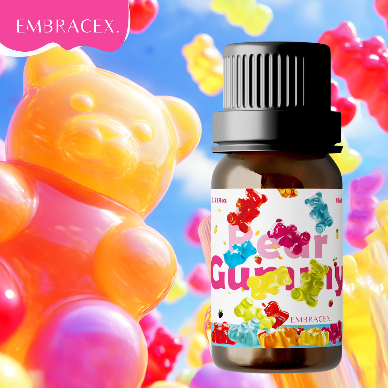 Perfume Fragrance Oils For Candles - زيت عطري برائحة الدببة الجيلاتينية 10