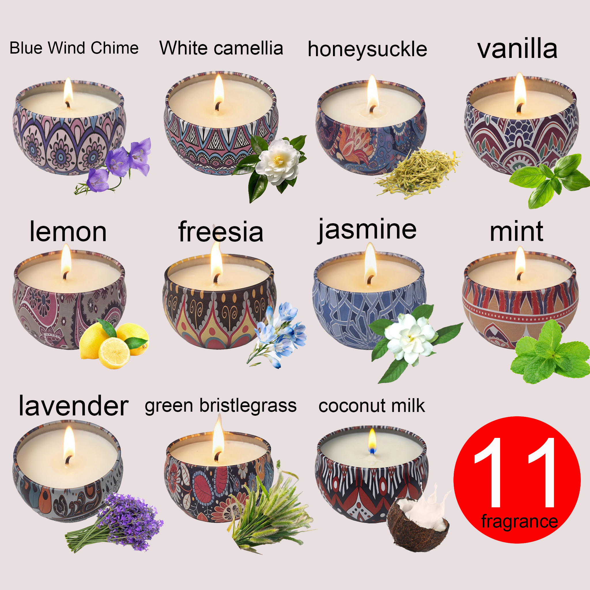 Perfume Fragrance Oils For Candles - عبوة واحدة من شموع العلاج العطري