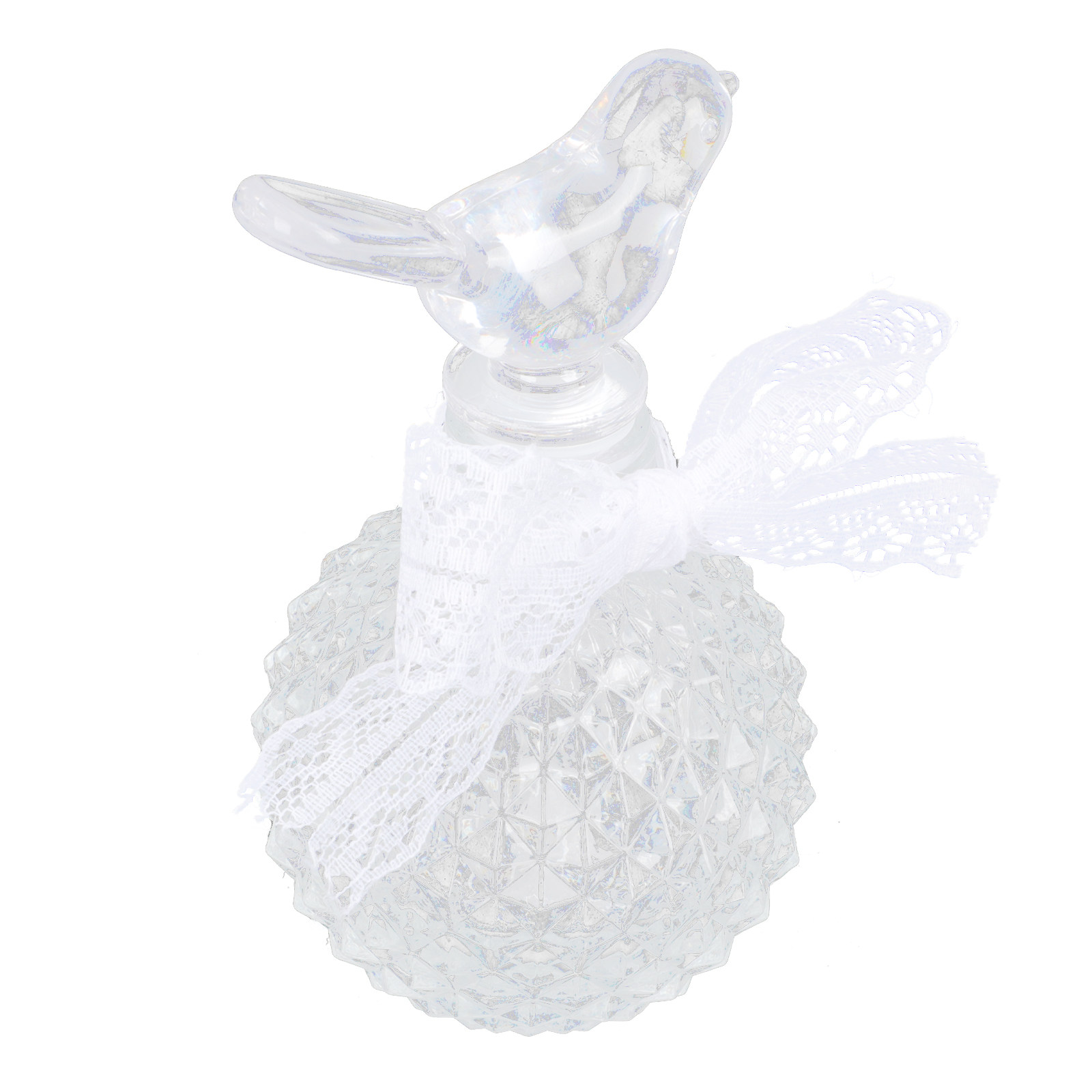 زجاجة عطر زجاجية شفافة منقوشة  - مراجعة Perfume Aroma Fragrance وسعره