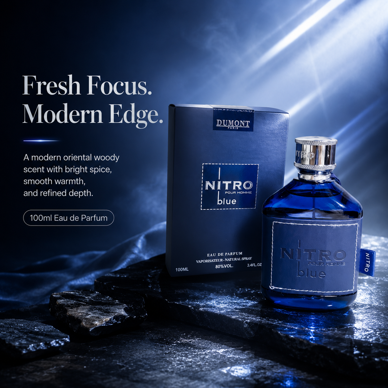 عطر دومونت نيترو الأزرق للرجال - مراجعة Perfume Fragrance Blue وسعره