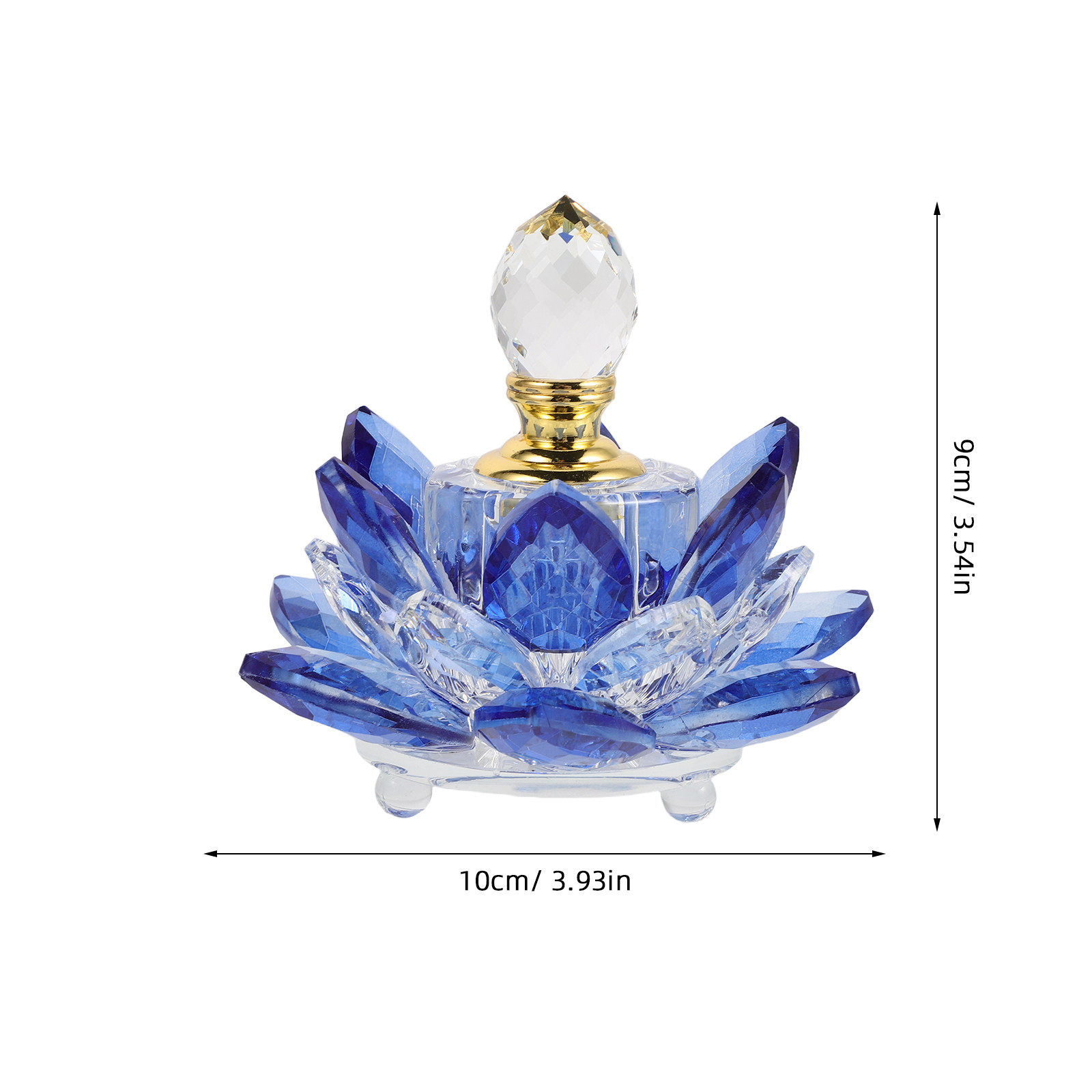 زجاجة عطر كريستالية على شكل زه - مراجعة Perfume Fragrance Blue وسعره