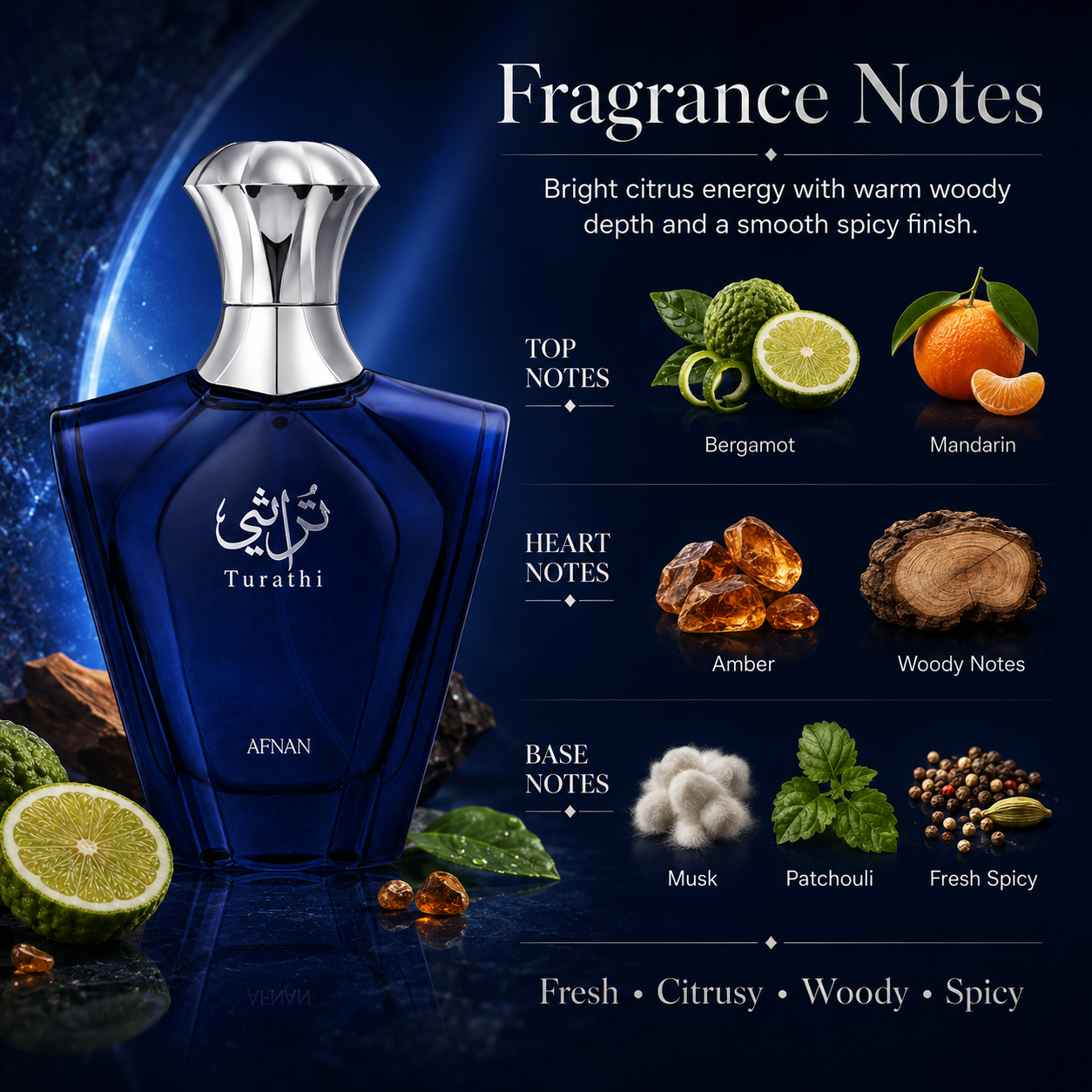 عطر أفنان تراثي بلو للرجال 90  - مراجعة Fragrance Perfume For Man وسعره