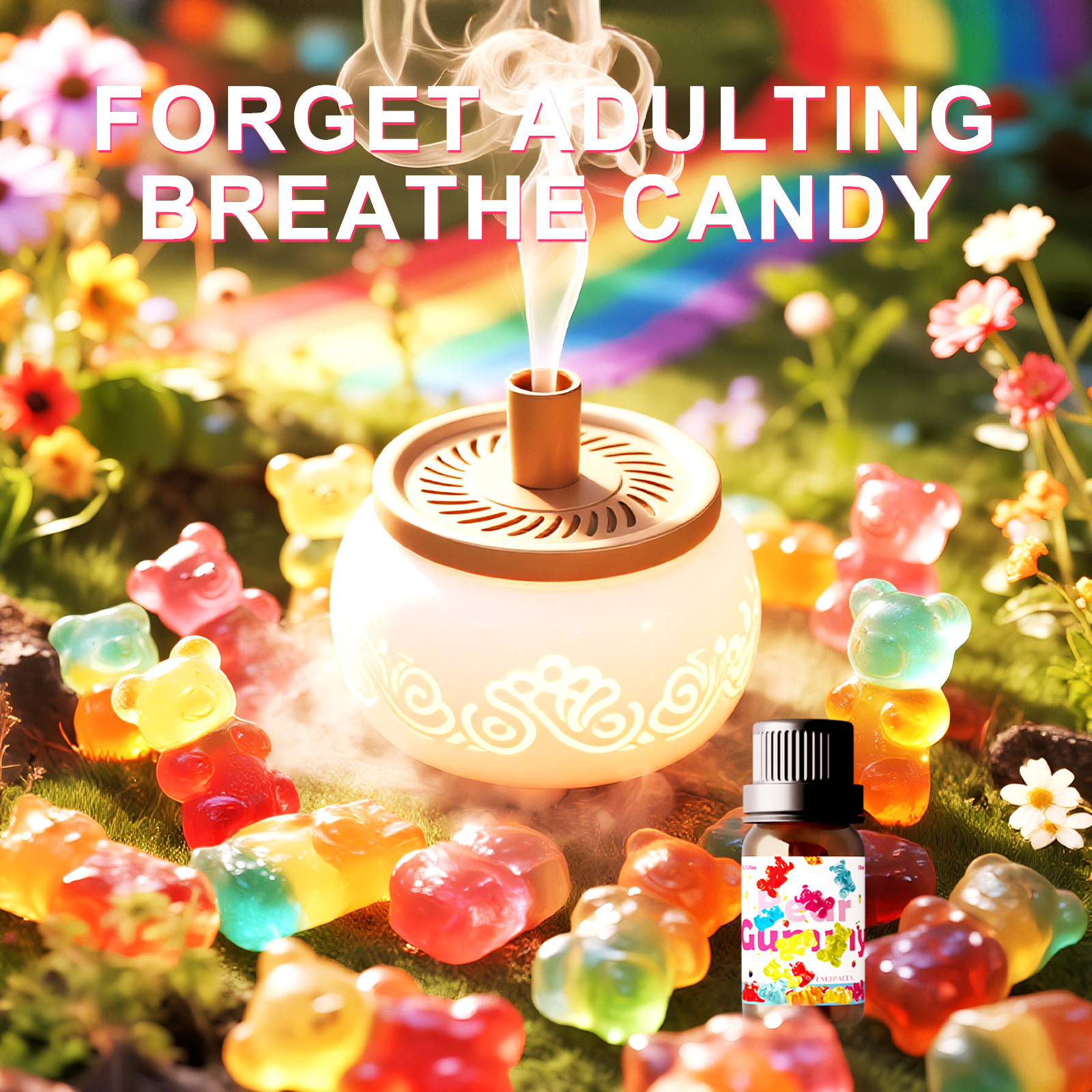 زيت عطري برائحة الدببة الجيلات - مراجعة Perfume Fragrance Oils For Candles وسعره