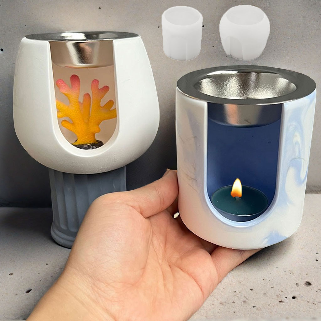التدفئة رائحة شمعة حامل قالب م - مراجعة Perfume Fragrance Oils For Candles وسعره