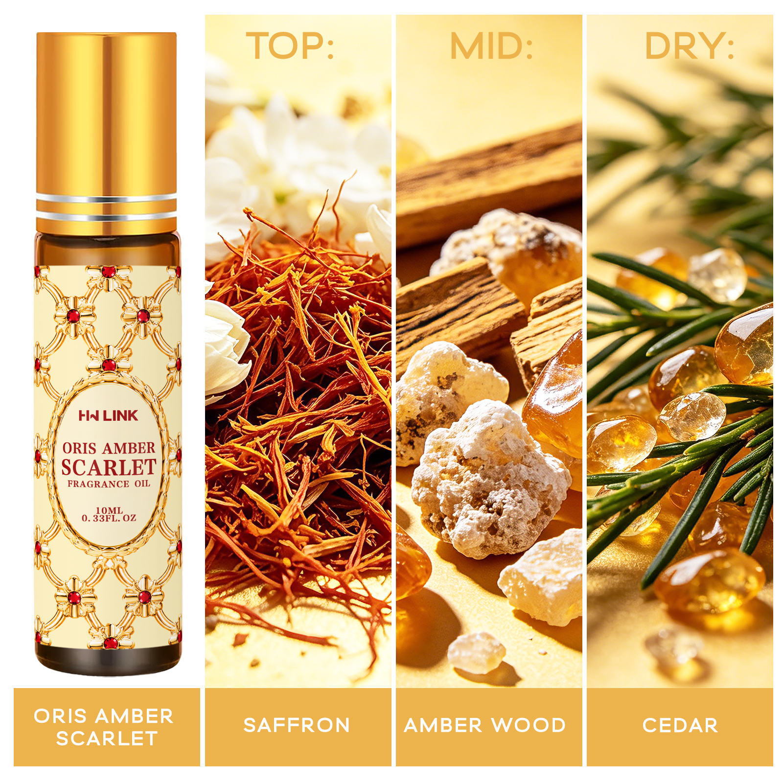 زيت عطري أوريس أمبر سكارليت 10 - مراجعة Perfume Fragrance Oils For Candles وسعره